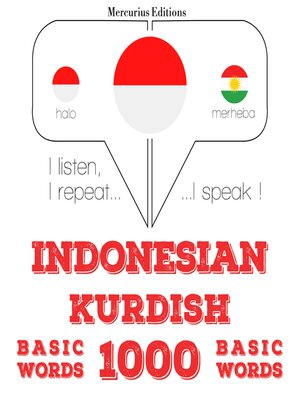 cover image of 1000 kata penting dalam Kurdi